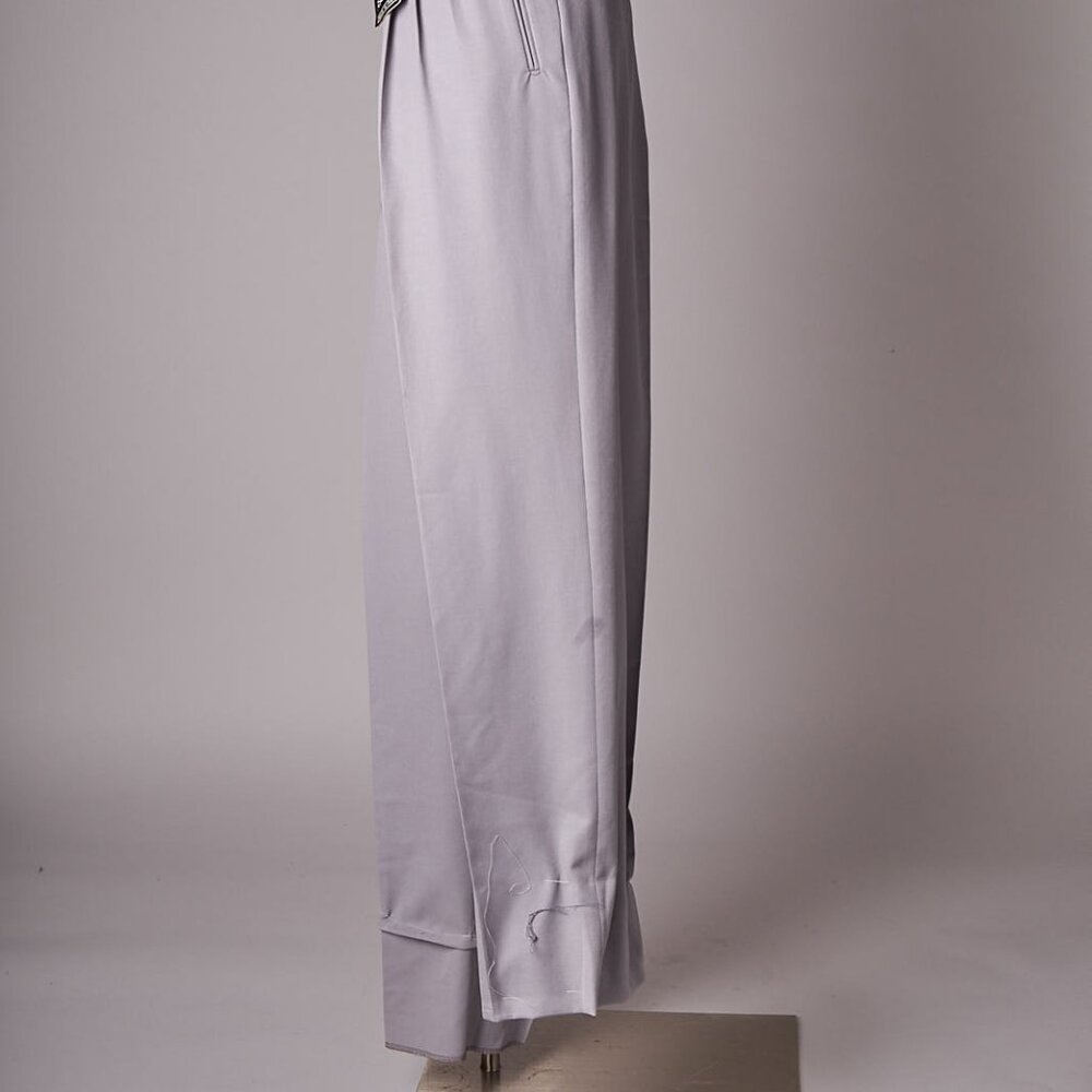 1980s Gray Deadstock Paolo Vista Pleated Slacks Pants